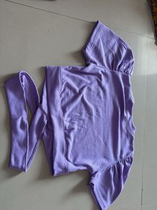 Purple Crop Top