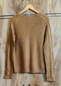 Light Brown Branded Pullover Size-38
