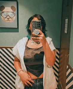 Black Floral Halter Top