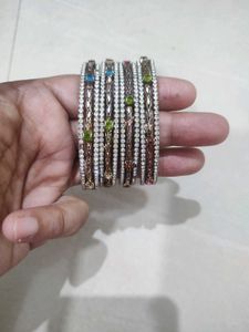 Combo American diamond Sparkling Bangles