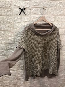 Cozy Cowl Neck Knit Top🐭