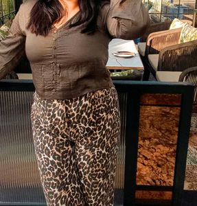 Animal Print Pants