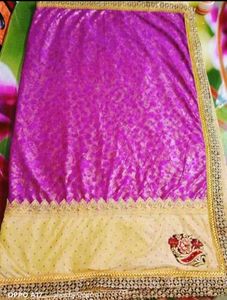 Brand New Party Wear Saree With Blouse Material
