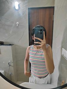 Vibrant Multicolour Tank Top