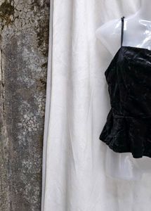 152310. Velvet Peplum Cami Top