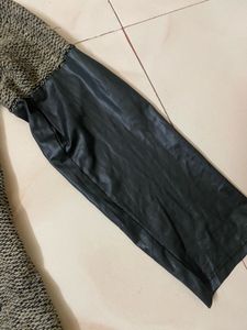 Leather Sleeve Shrug