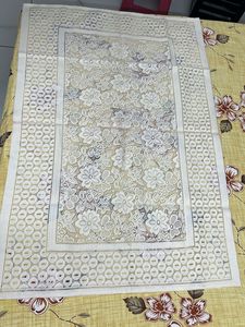 New Floral Textured Table Cover