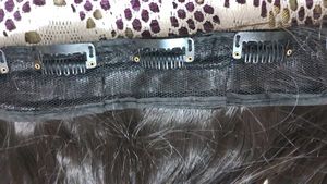 Synthetic Artificial  Hair Extensio N In L.brown