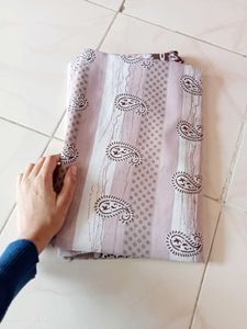 2 White Saree Combo