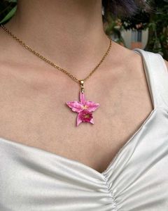 Orchid Necklace