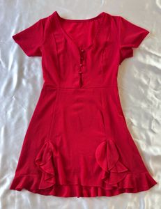 Red Party Mini Dress