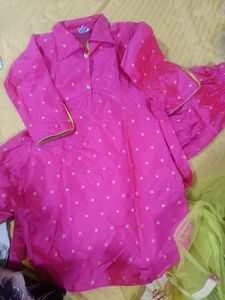 Girls Kurta Set Size 32 8 To 10 year