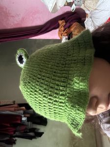 Crochet Frog Bucket Hat