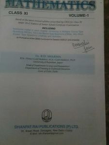 R.D. Sharma Mathematics Class XI Volumes 1 &amp; 2