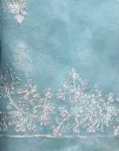 Light Blue Unstitched Embroidery Suit
