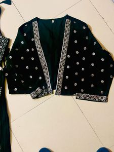Size 4XL  3 Peace  Woman Beautiful Lehnga Set