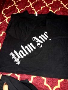 Black Tishirt For Girls Daily Use