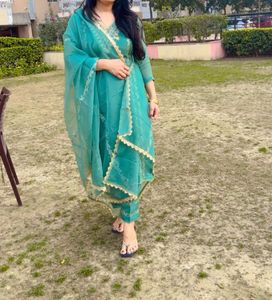 Organza Party Wear Suit Set