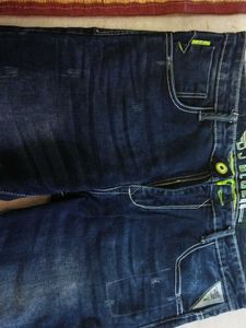 Stylish Dark Wash Denim Jeans