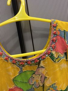 Floral Yellow Midi Dress