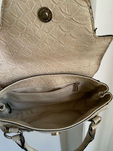Guess Y2K Handbag, Embossed Cream💛