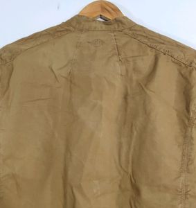 Roadster Men&#39;s  Coffee Brown Cotton Shirt