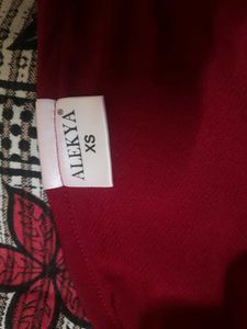 Chic Maroon Bodycon Dress