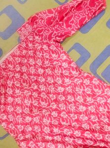 Red Floral Print Dress