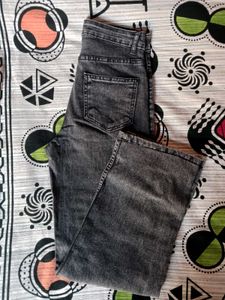 Trendy Gray straight-fit Jeans