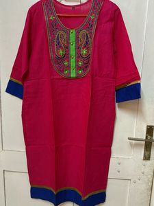 Rosy Pink Designer Kurti