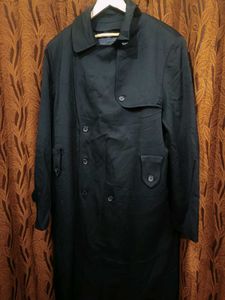 Imported Classic Black Trench Coat