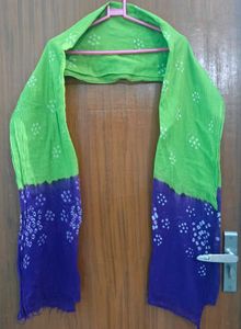 Bandhani Purple Suit