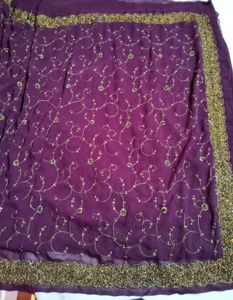 saree with blouse 💗like new !