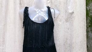 668. Fringe Party Dress