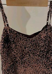 Leopard Print Slip Dress