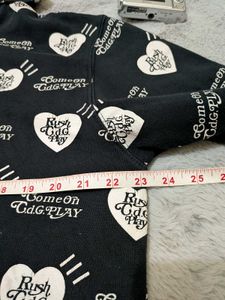 CDG PLAY Heart Print Hoodie