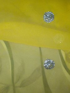 Yellow Embellished Saree