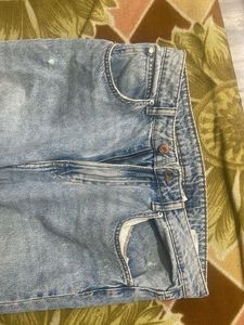 Ripped Light Wash Jeans