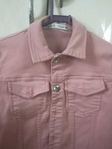 Pink Denim Jacket