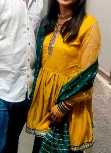 Elegant Punjabi Suit Gharara