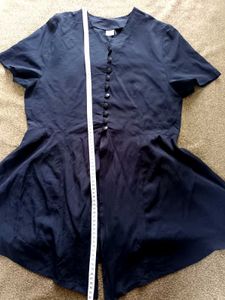 Chic Black Button-Down Top