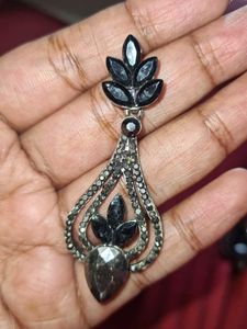 Black Earrings (Set Of 2)