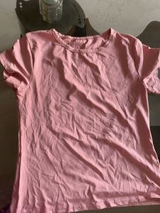 Pink Casual T-Shirt
