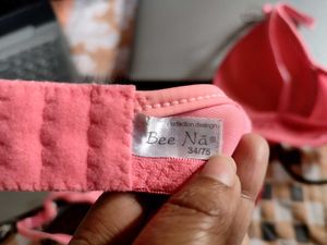 Lightly Padded Pushup Bra - Baby Pink