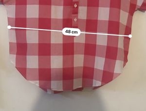 pink &amp; White Checkered Top