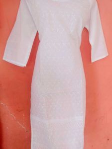 White Kurti