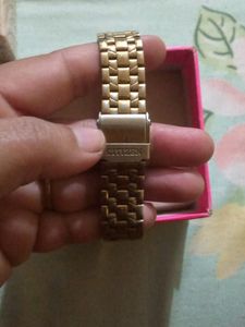 Citizen Gold Tone Metal Chain Wrist Watch