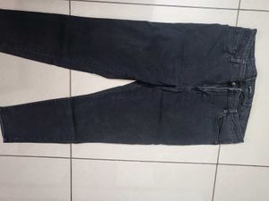 Dark Wash Black Jeans