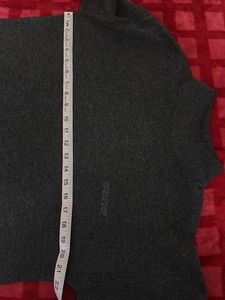 United Colors of Benetton Gray Mock Neck Sweater