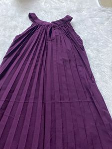 Women Fit Flare Purple Dress